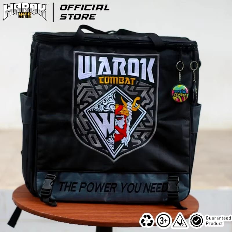 Tas Layangan Premium Motif LOGO WAROK Model 1 Kantong Eksklusif Untuk Pemain Pro Tournament