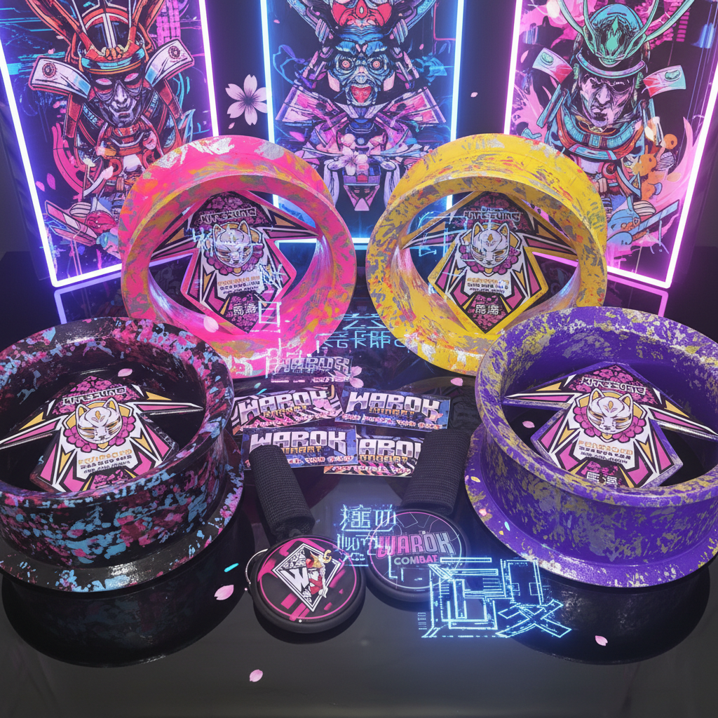 Bladu/Gulungan Warok Motif WIBU KITESUNE Super Tebal Premium 4inch Super Mewah, kuat dan Awet