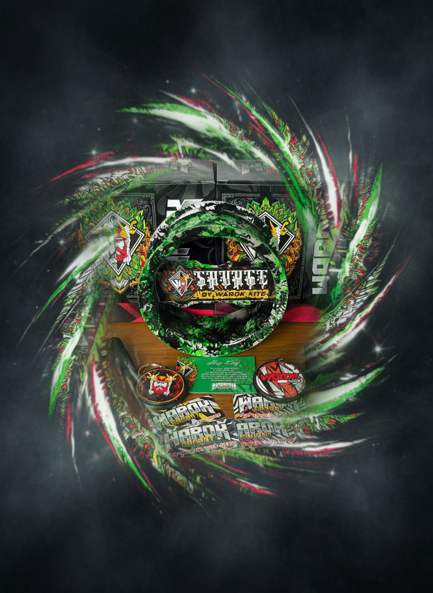 Bladu/Gulungan Warok Motif SAVAGE Ketebal Sedang Premium 4inch Super Mewah, kuat dan Awet