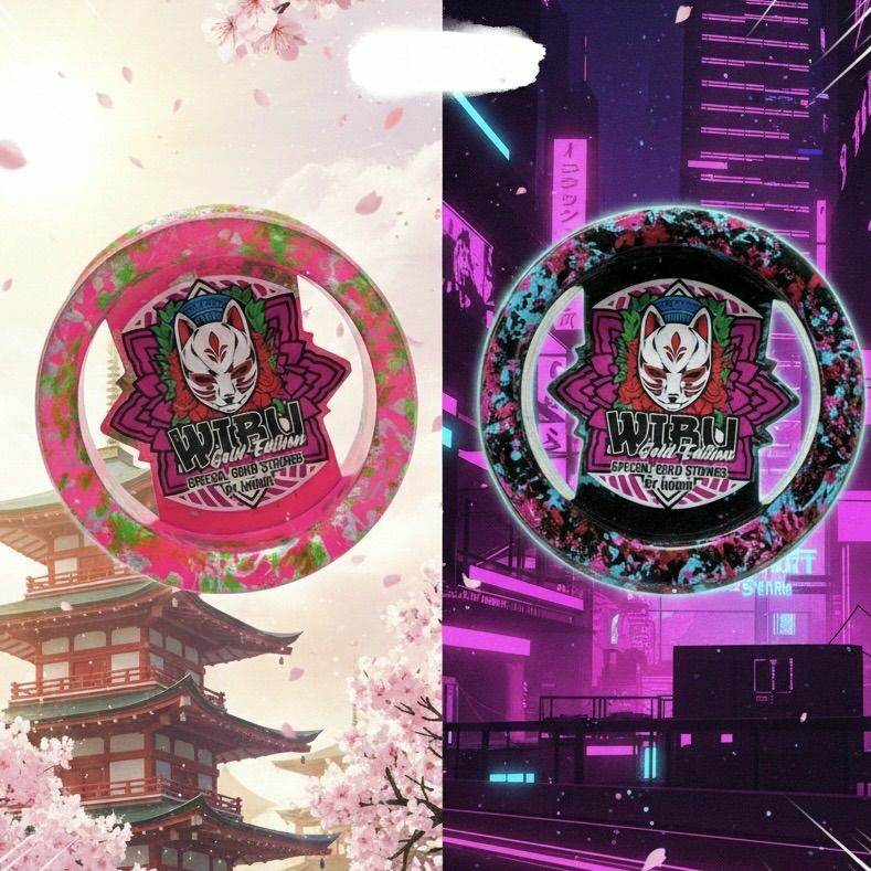 Bladu/Gulungan Warok Motif WIBU GOLD STRINGS V2 Super Tebal Premium 4inch Super Mewah, kuat dan Awet