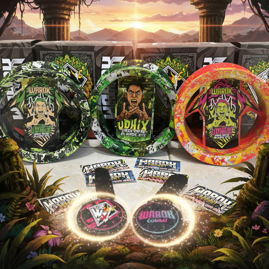 Bladu/Gulungan Warok Motif UDHIX Super Tebal Premium 4inch Super Mewah, kuat dan Awet