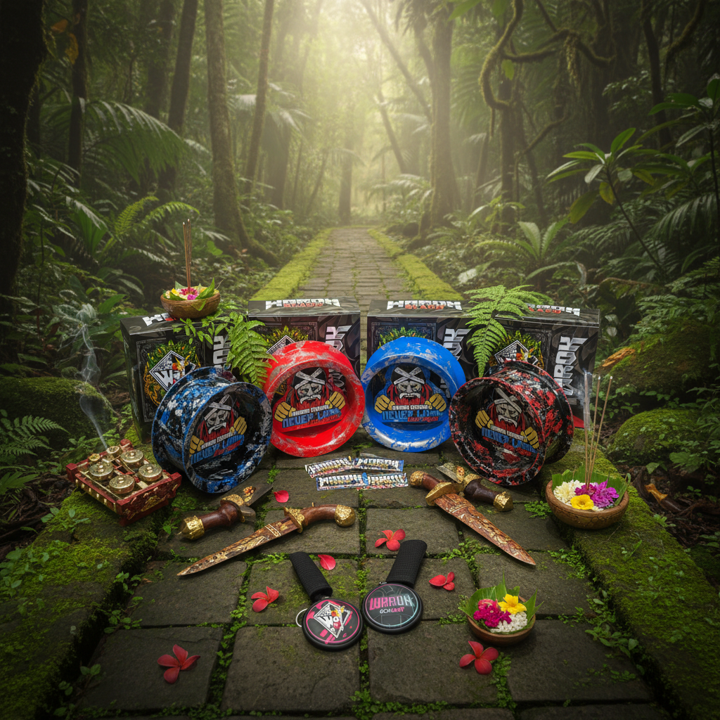 Bladu / Gulungan Warok Moitf BAR BAR Ketebalan Sedang Premium 4inch Super Mewah, kuat dan Awet