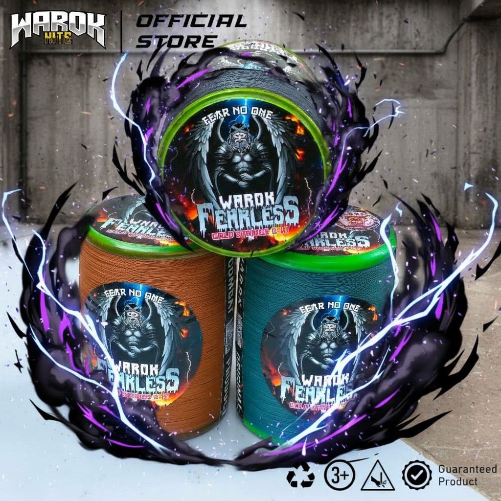 Gelasan Matot Warok FEARLESS 6000yard Bahan Gold Import 0,18 Halus Tajam Spesial Tournament