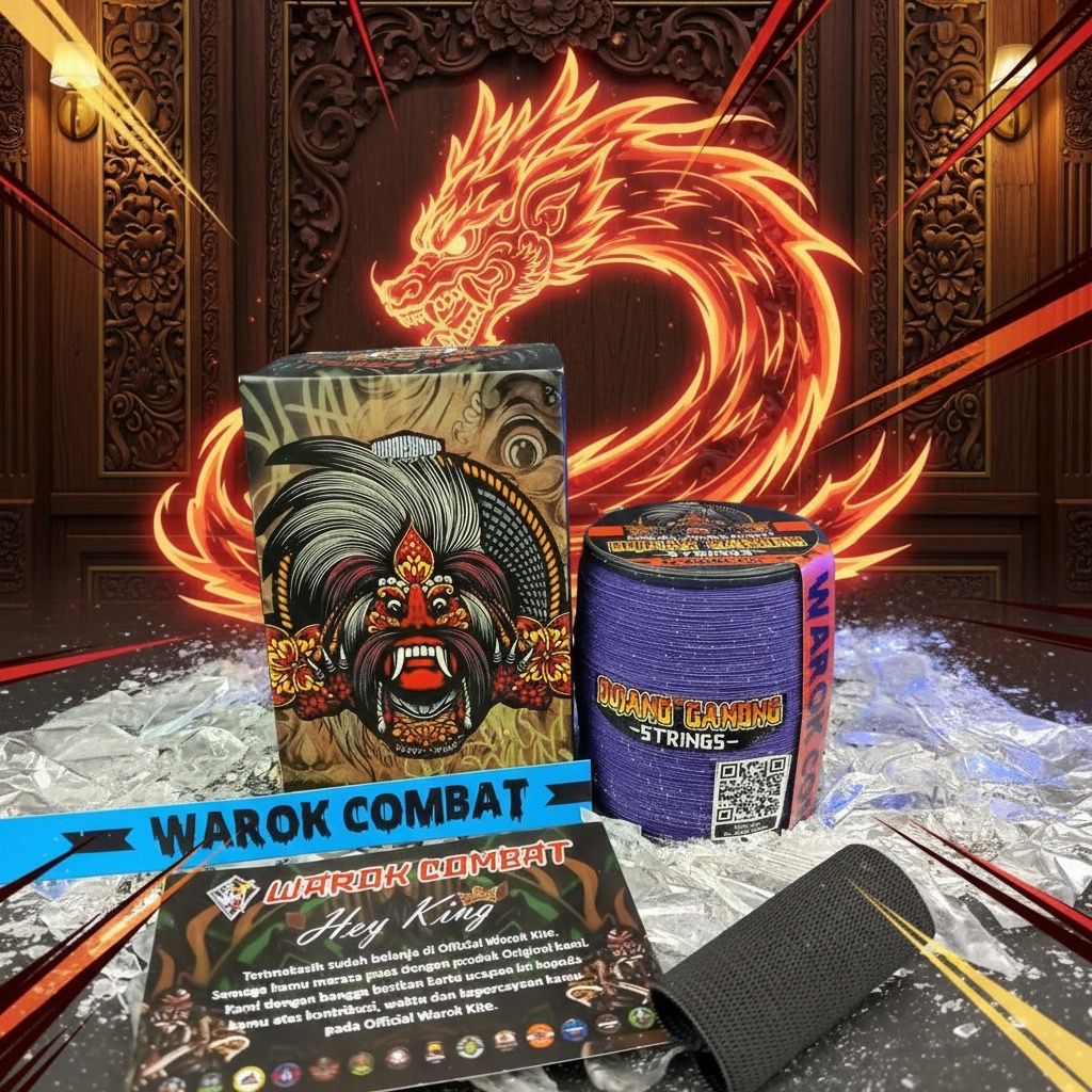 Gelasan Uluran Warok BUJANG GANONG Kasar Tajam 1600Yard Uk 0,25 Spesial Tournament