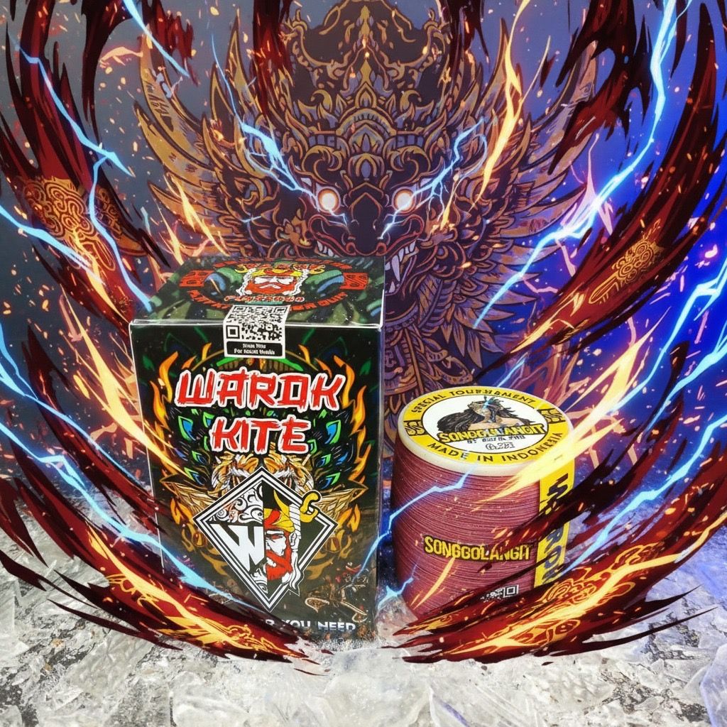 Gelasan Uluran SONGGOLANGIT Bahan N66 Size 0,22 1600yard Halus Berasa Super Tajam Spesial Tournament