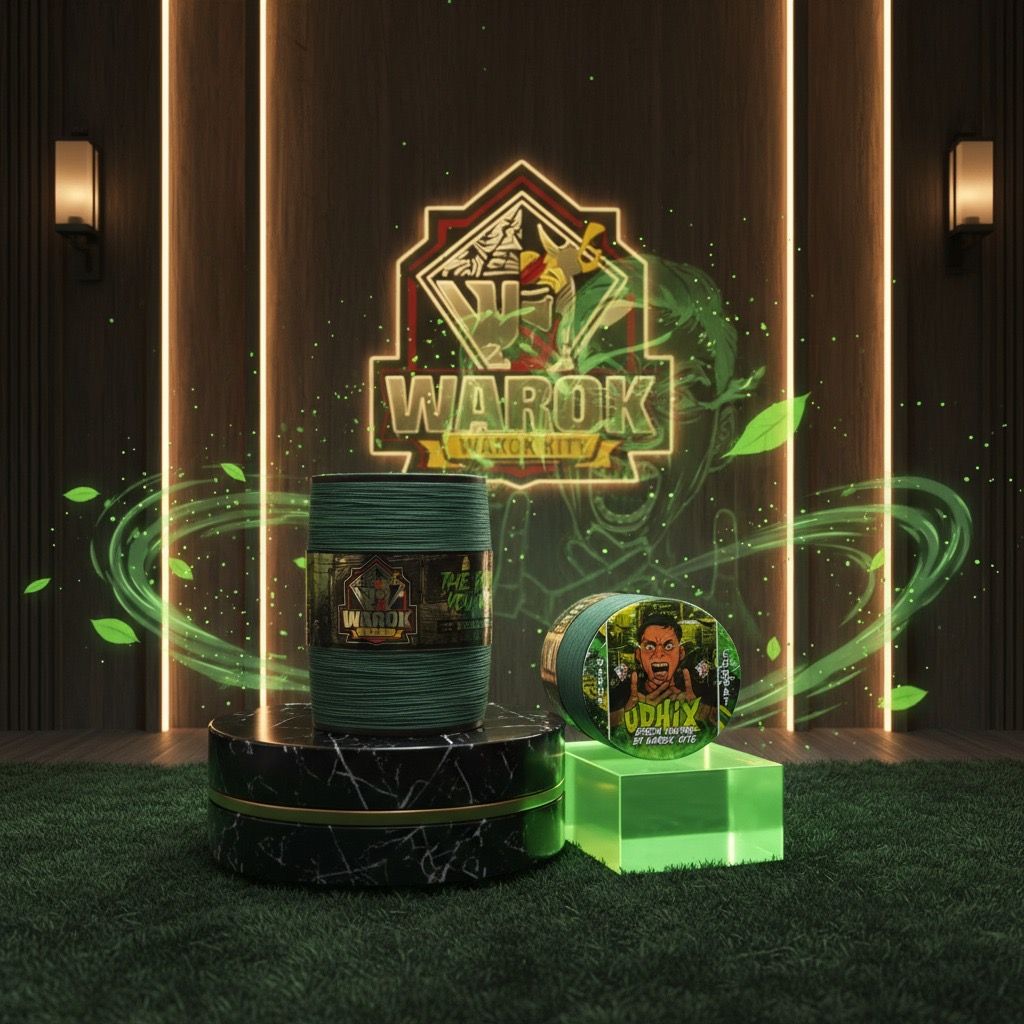 Gelasan Matot Warok UDHIX GREEN ONFIRE 12000yard uk 0,23 Bahan Hijau Kejam Import Halus Berasa Sasak Tajam Spesial Daily And Tournament