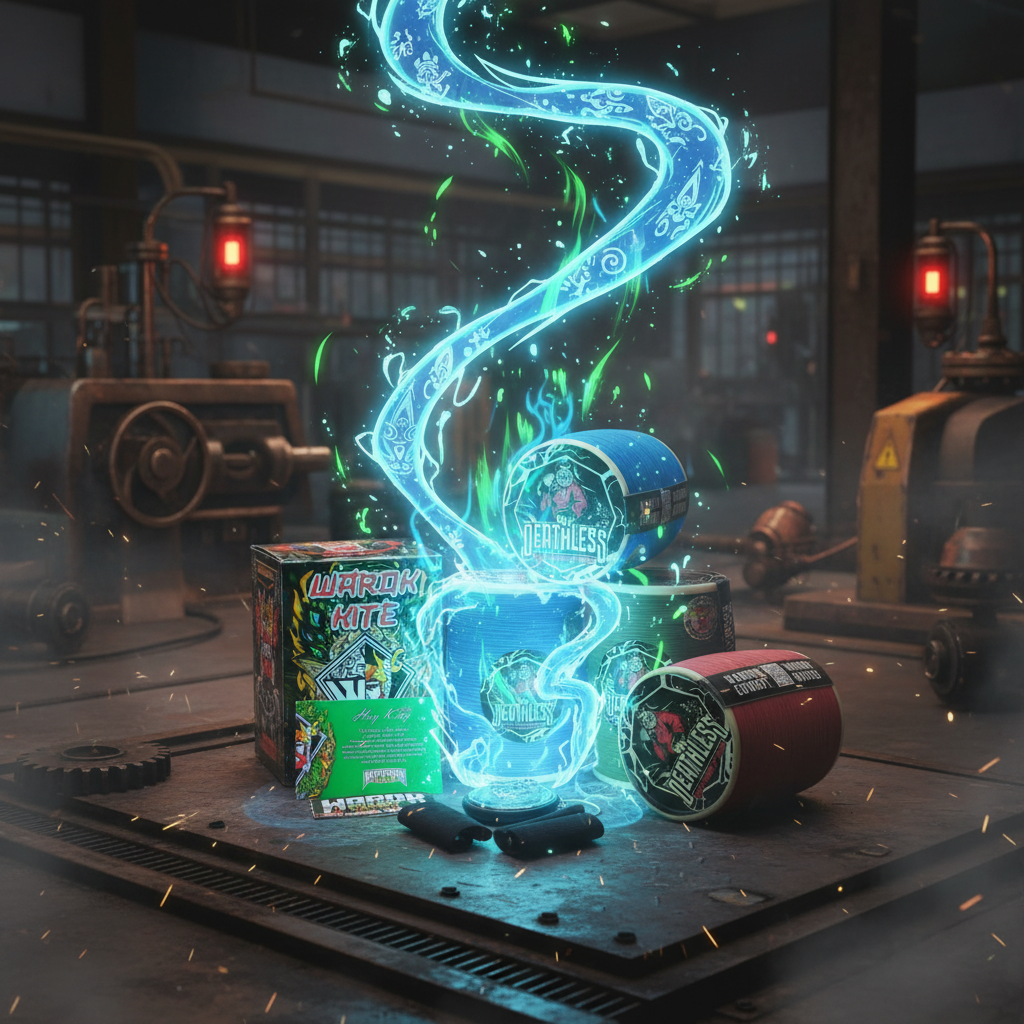 Gelasan Matot Warok DEATHLESS 6000Yard Bahan Putih Import 0,23 Super Tajam Spesial Daily And Tournament