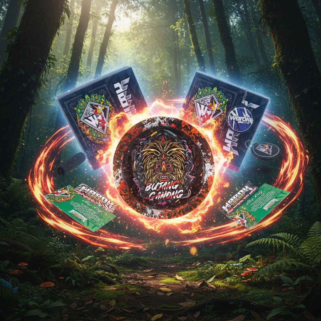 Bladu/Gulungan Warok Motif BUJANGGANONG Ketebal Sedang Premium 4inch Super Mewah, kuat dan Awet