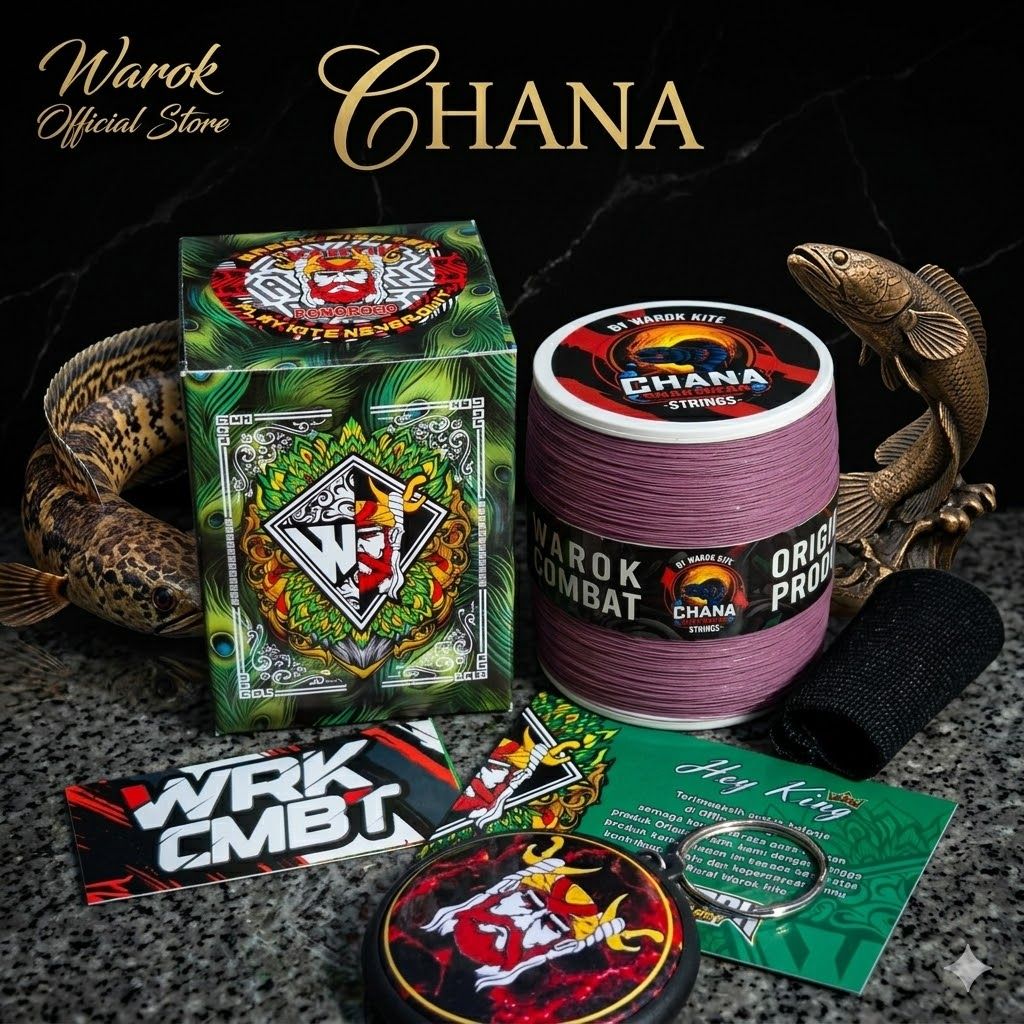 Gelasan Uluran Warok CHANA Strings 1600Yard uk 0,25 Kasar Tajam Spesial Daily And Tournament