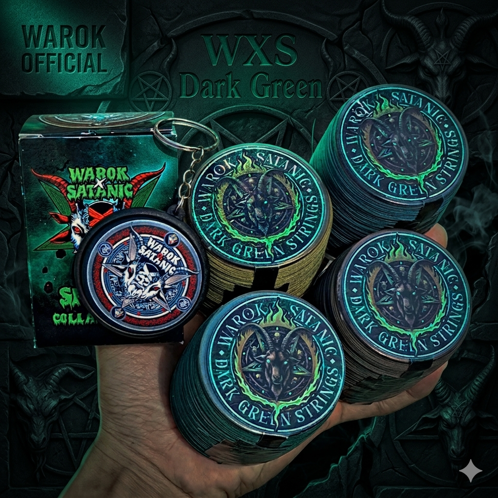 Gelasan WAROK X SATANIC DARK GREEN 2000YARD KLOS BENING SPESIAL COLLABORATION SUPER TAJAM