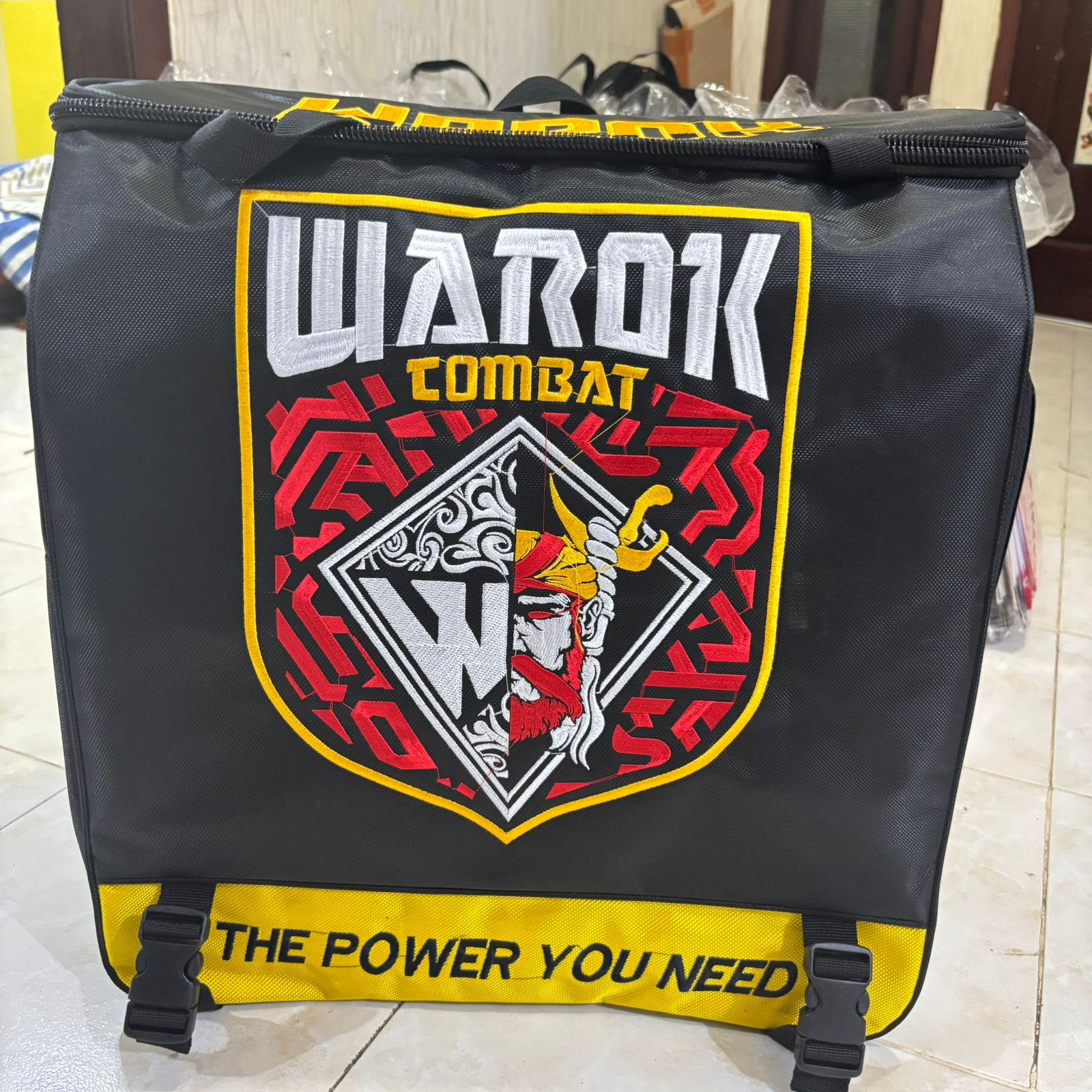 Tas logo warok kuning 1 kantong