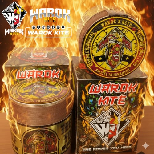 Gelasan Matot WAROK X NSTD 6000yard 0,23 Bahan Grey NTEC import Super Tajam Spesial Tournament (Klos Kayu)