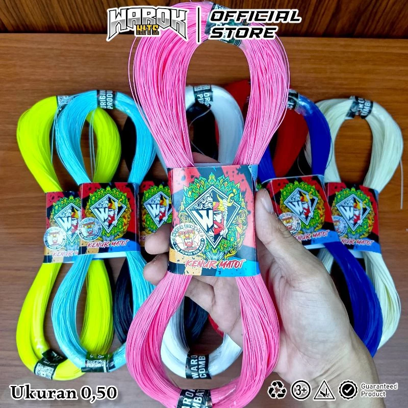 Senar/Kenur Layangan MATOT UK 0,50 By Warok (Satu Gulungan Penuh Di Bladu ) Untuk Player Tarik Dan Jepret